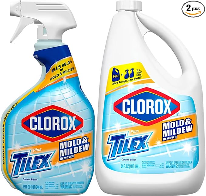 Tilex Clorox, 2 Piece Set, Clear, 96 Fl Oz