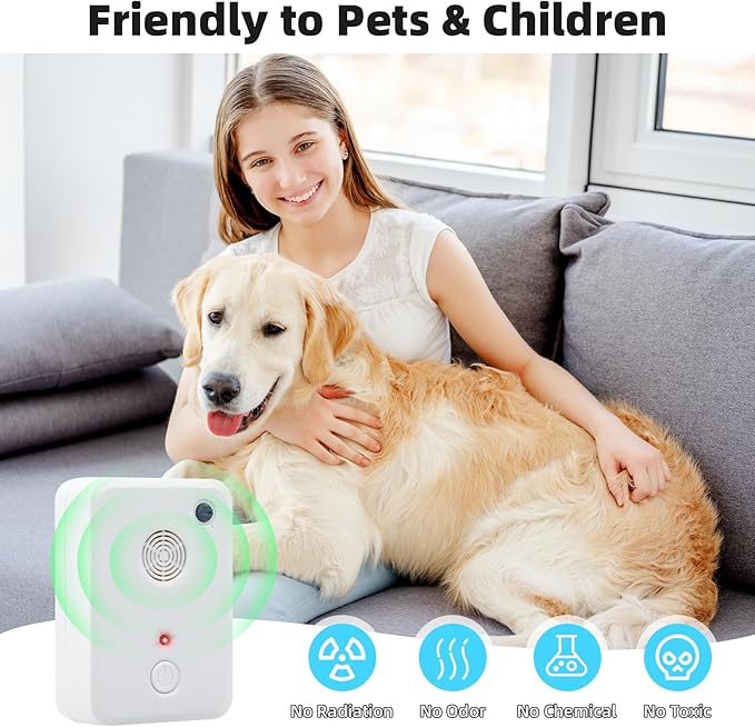 Bat Deterrent Devices: Plug in Bat Deterrent for Attic,Outdoors & Indoors - Bats Removal Keep Away System for Porch,House,Friendly to Human & Pet (2)