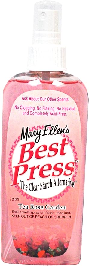 Best Press Clear Starch Alternative Tea Rose Garden