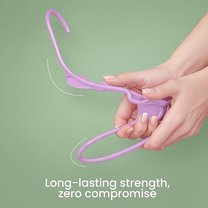 Utopia Home Plastic Hangers 30 Pack - Perfect Space Saving Clothes Hanger - Durable and Strong - Perfect Closet Organizers with Shoulder Grooves (Pink)