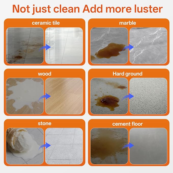 Floor Cleaning Solution Compatible With Tineco/Bissell/Dreame And Shark, Fragrance Deodorization, Deep Cleans for Multiple Hard Floors, Suitable With Cordless Wet/Dry (【Sweet Orange】, 2.51 Liter)