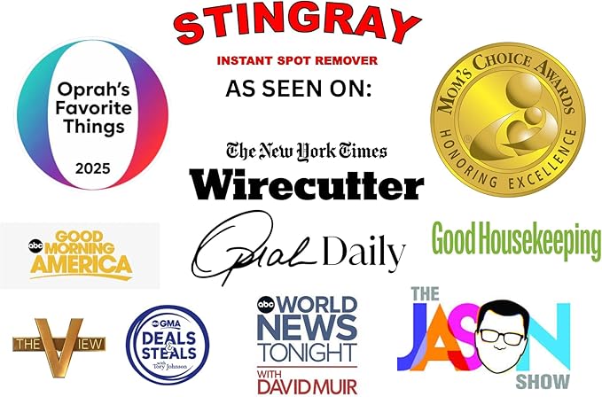 Stingray Spot Remover 4 Fl oz | Advanced, Eco-Friendly Multi Surface Stain Removal | 3-Pack