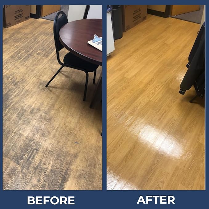 Ultrashield Tuff-Shine Clean Enhance and Protects, Multi Surface Floor Cleaner Shine, Commercial & Janitorial Cleaning Supplies, Quick Instant Shine Concrete (2 x 1 Quartz)