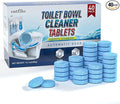 Toilet Bowl Cleaner Tablets 40 Pack, Long-Lasting Drop-in Tank Tablets with Sustained-Release Technology, Fight Tough Stains & Odors, Household & Commercial Use, Compatible with Most Toilets-CleanA