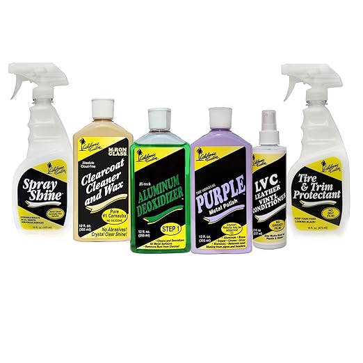 – Purple Metal Polish & Aluminum Deoxidizer Kit, Great for Aluminum, Brass, Copper, Chrome, Silver, Stainless and Gold - 2 Sets