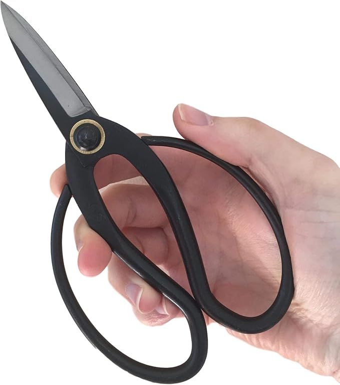 Garden Guru Bonsai Scissors - Traditional Butterfly Bonsai Pruner Shear for Precise Trimming Pruning and Deadheading of Flowers Plants, Japanese Bonsai Garden Tools (180mm 4 Pack)