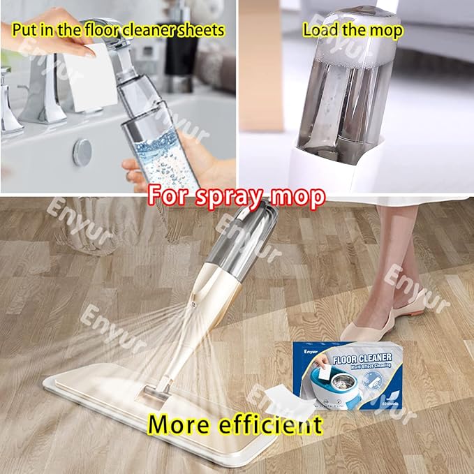 Floor Cleaner - Concentrate Multi-Surface Cleaner For Mopping For RV And Small Space, 120 loads (2 packs, fresh scent)