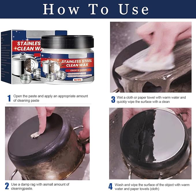Stainless Steel Scratch Remover Stainless Steel Scratch Repair Kit(2PCS)