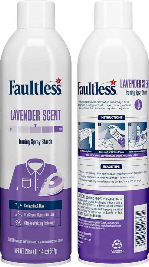 Faultless 20oz. Fresh Lavender Scent Starch (Single Can)