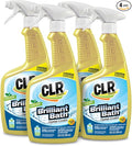 CLR Brilliant Bath Foaming Bathroom Cleaner Spray - Dissolves Calcium, Lime, and Soap Scum - Fresh Scent, 26 Ounce Bottle (Pack of 4)