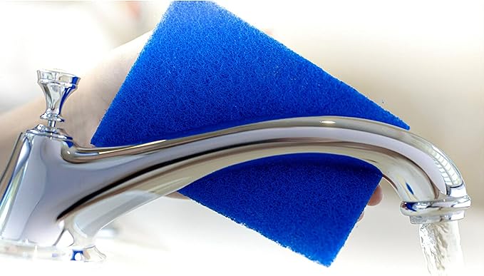 Scotch-Brite Zero Scratch Scouring Pad, Effective + Gentle Dish Scrubber for Household Cleaning, 30 Scrub Pads for Dishes, Nonstick Pots and Pans, Glass, Tubs, Showers, Reusable & Durable