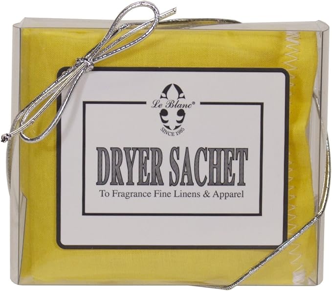 Le Blanc® Summer Verbena Single Pack Dryer Sachet - Luxury Scented Fabric Sachet for Your Dryer (1 Pack)