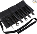 Wazakura Made in Japan 6PCS Bonsai Professional Tool Kit with Roll Bag: Yasugi Steel Twig Scissor, Concave Branch Cutter, Knob Cutter, Jin Plier, Wire Cutter, Root Cutter. Bonsai Tool Set with Case