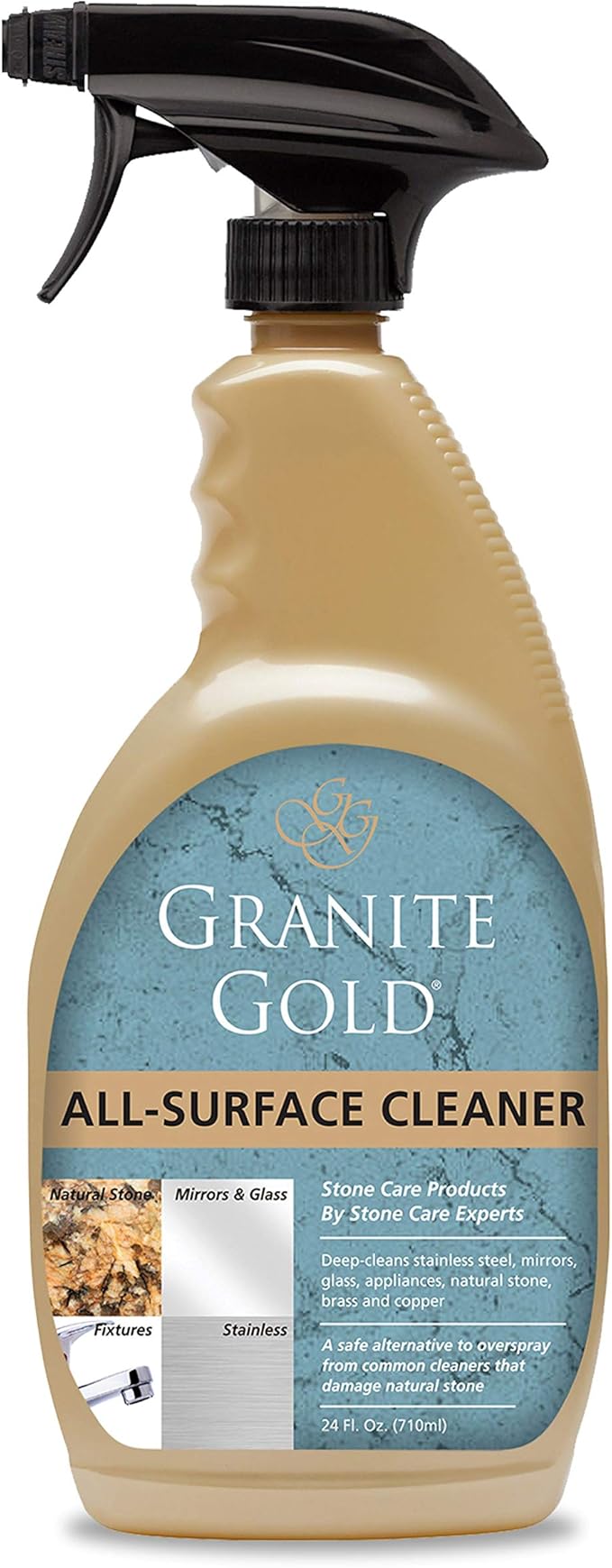 Granite Gold All-Surface Cleaner Spray, Household Cleaning For Stainless Steel, Glass, Quartz, Marble Surfaces, 24 Fl Oz, 1 Count