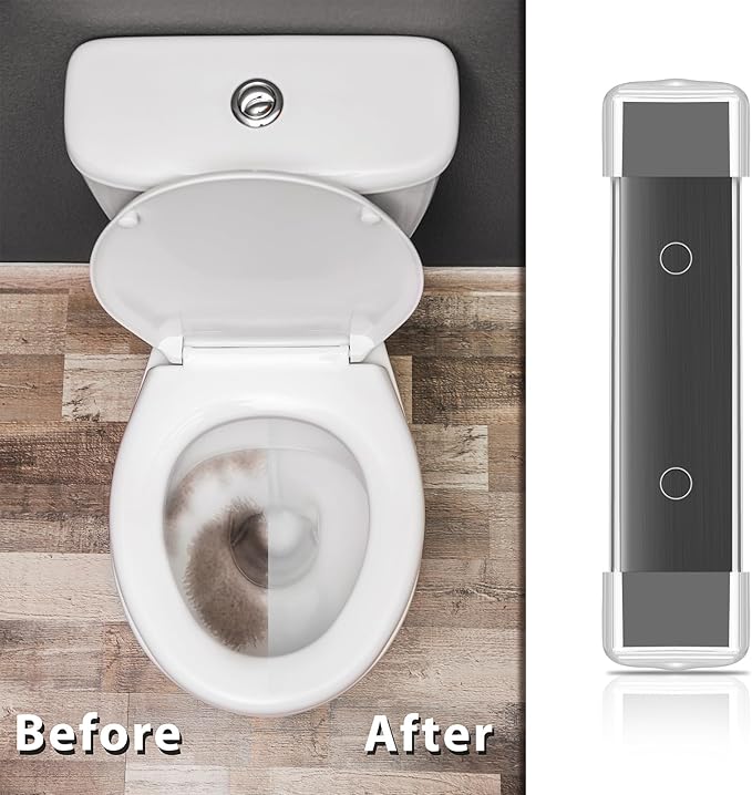 9 Pcs Magnetic Toilet Bowl Cleaner Black Toilet Cleaning Magnets Magnetic Tank Cleaner for Household Bathroom Cleaning Supplies Against Stains No Chemicals