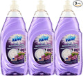 Valor Dishwashing Liquid, 25 fl oz – Dish Soap for Kitchen & Bathroom, Grease-Fighting, Gentle on Hands, Fast Rinse, Eco-Friendly Biodegradable Formula (25.5 oz (Pack of 3), Lavender)