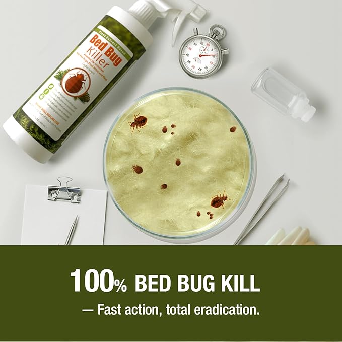 Bed Bug Killer 64 oz EcoVenger by EcoRaider, 100% Kill Efficacy, Bedbugs & Mites, Kills Eggs & The Resistant, Lasting Protection, USDA BIO-Certified, Plant Extract Based & Non-Toxic, Child & Pet Safe