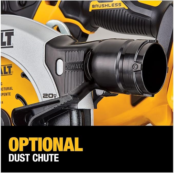 DEWALT 20V MAX* 6-1/2 in. Brushless Cordless Circular Saw, Tool Only (DCS565B)