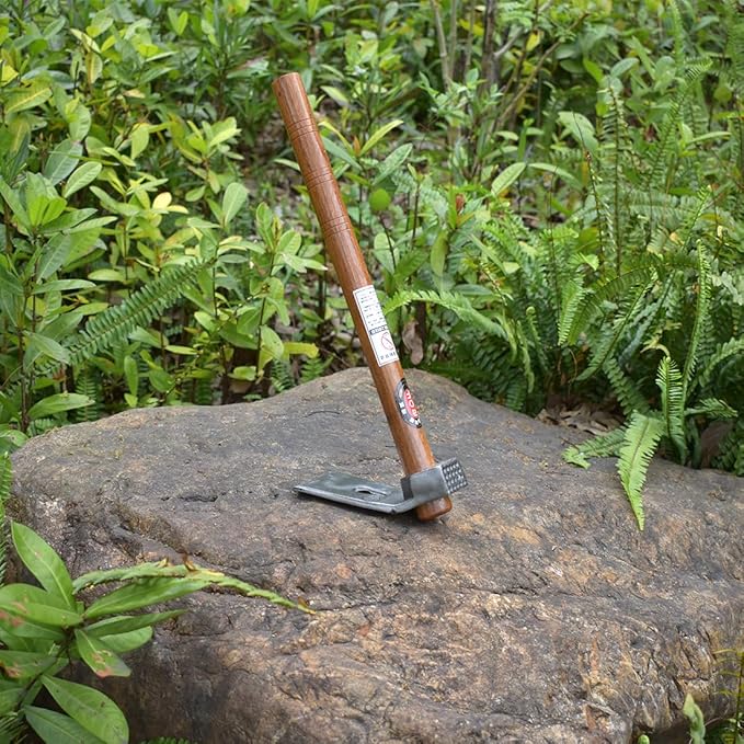 KEYI Steel Multipurpose Hoe - It is an Ideal Choice for Weeding and tilling, and is Highly Suitable for American Farms, courtyards, and Vegetable Gardens