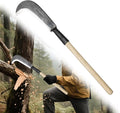 Sickle Garden Tool，22" Steel Machete Heavy Duty for Cutting Trees,Machete for Yard Work with Wooden Handle