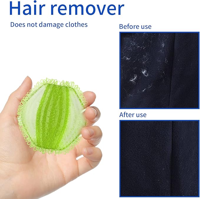 Dryer Balls Laundry Reusable, Softens Laundry Naturally Reduces Drying Time & Static Non-Toxic Washing Balls Reusable Dryer Balls for Laundry Bedding Clothes 6/9/12PCS