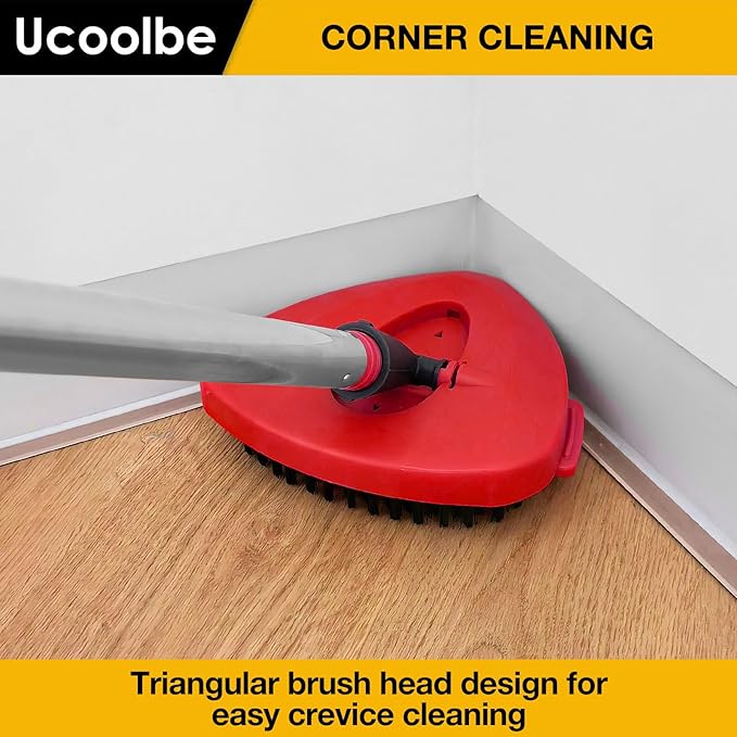 Spin Mop Scrub Brush for O-Cedar EasyWring 1 Tank System, Scrubber Brush Replacement Head with Stiff Bristle, Great for Bathroom, Kitchen, Pool, Glass and Tile Walls, No Include Mop Handle and Base