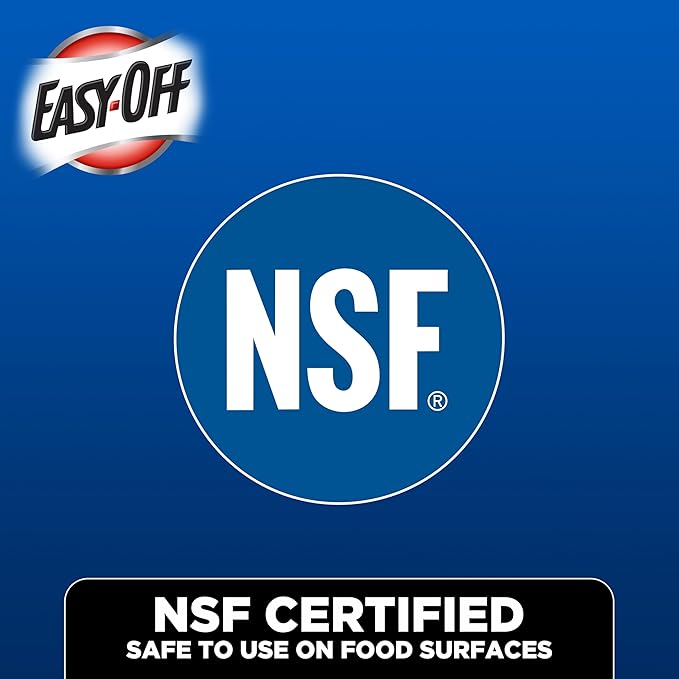 Easy-Off Fume Free Oven Cleaner Foam, Removes Grease & Burned-On Food, For Ovens, Air Fryers & More 14.5oz (6-count)