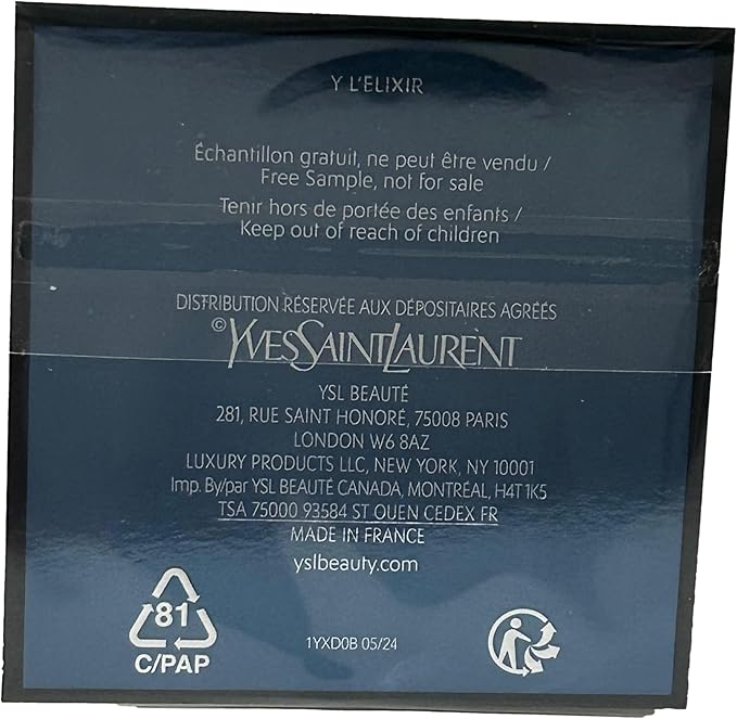 Yves Saint Laurent YSL MEN Y L'ELIXIR SAMPLE Perfume Scented Rubber Guitar Pick (PERFECT for Gym bags, Car freshner, Gifts, Fabric Drawer Fragrance, Holiday Stalking Stuffers - SET OF 3 FLAT 1 INCH
