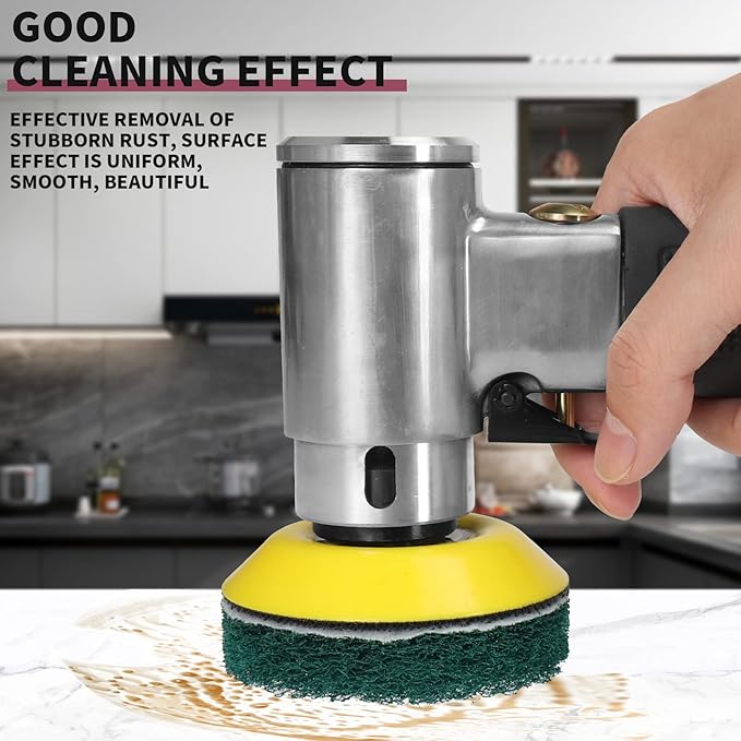 4 Inch Drill Brush Power Scouring Pads - Heavy Duty Tub and Tile Cleaner - Household Cleaning Kit Includes Drill Attachment, 5 Red, 5 Stiff Green Scrubber Pads