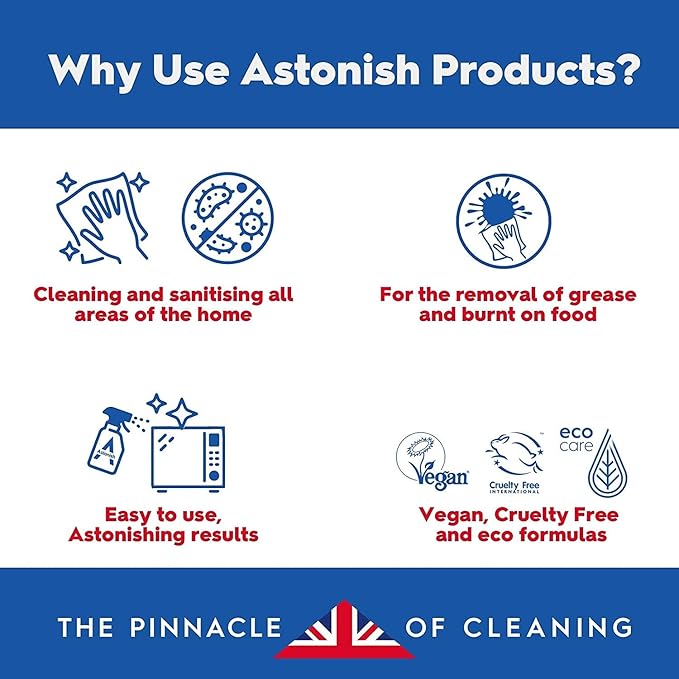 Astonish Foaming Pink Peony Toilet Bowl Cleaner - Deep Cleaning Limescale, Calcium & Rust - No Bottle, Removes Hard Stains - Box of 8 Tablets (3 Pack)