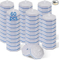 60pcs Toilet Cleaner Refill Pads for Clorox Wand, Upgrade 3-Layer Toilet Scrubber Refills, Won't Fall Apart, Powerful Foam, Safe On Porcelain, Bathroom Cleaning Essentials