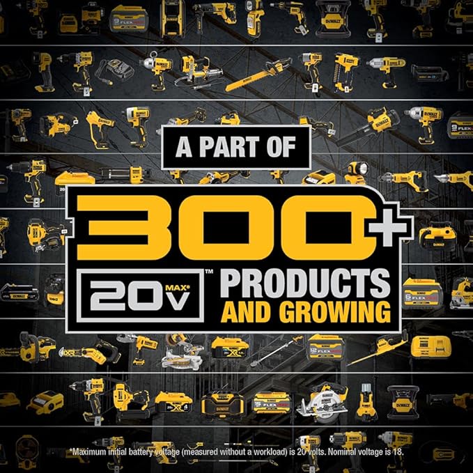 DEWALT 20V MAX Cordless Drill Driver Set, Electric Drill, Brushless 1/2 In 2 Speed, 2.0 Ah Battery and Charger Included, LED Light (DCD777D1)