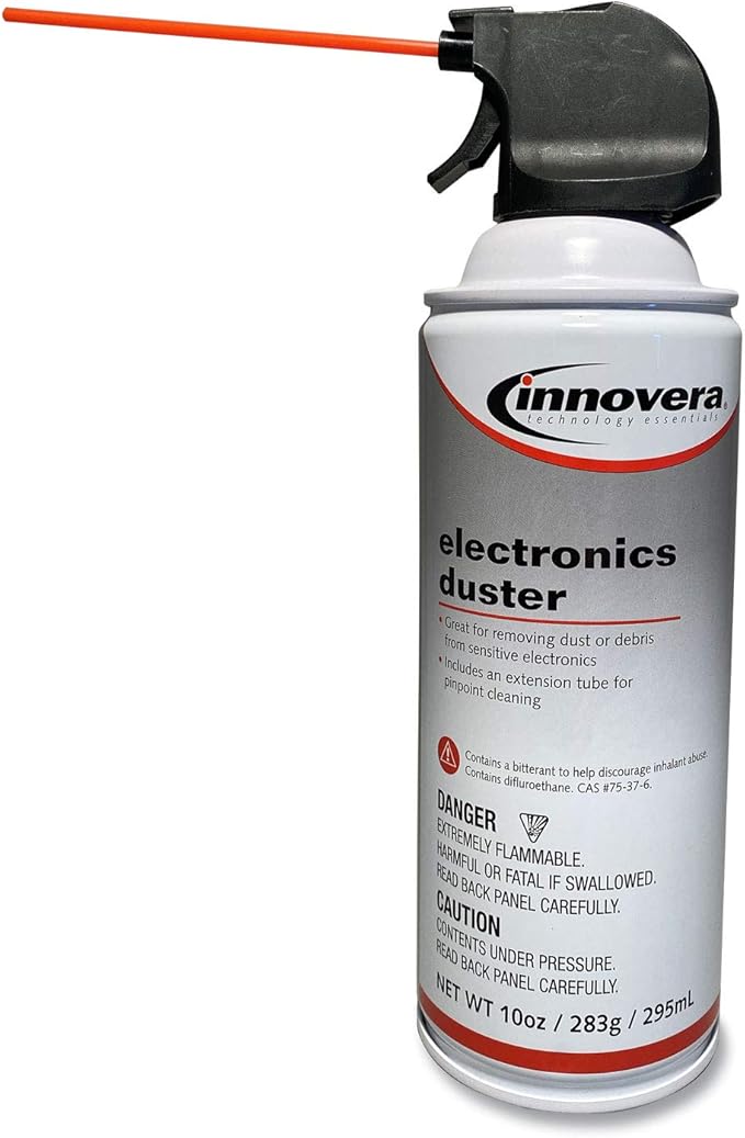 Innovera IVR10012 10 oz. Compressed Air Duster Cleaner (2/Pack)