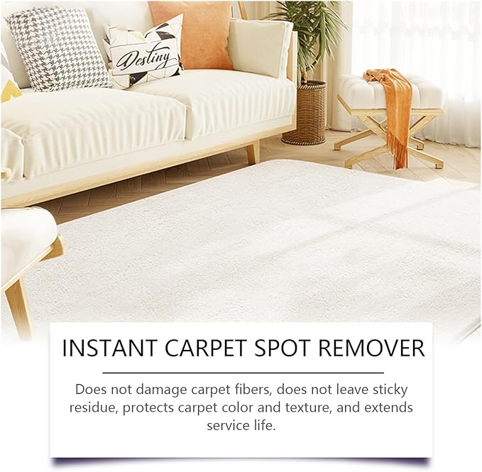 Compatible With Jakehoe Carpet,Cleaner Spray, Carpet Stain Remover With Cleaning Cloth, Effective Cleaning For Home Carpets, Upholstery Spot Cleaner(6pcs)