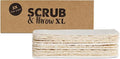 Scrub & Throw XL Scrub Sponges (Pack of 15), All-Purpose Household Natural Loofah Sponges, for Dishes, Cleaning, Non-Scratch