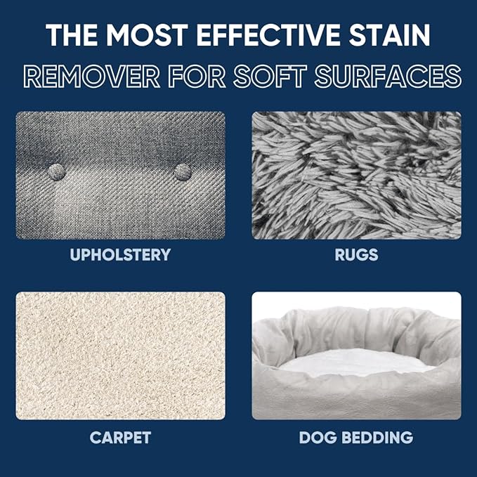 Oxy Pet Carpet Cleaner Spray | Pet Stain Remover for Pet Urine, Cat Pee, Dog Poop | Deep Spot Treating Action on Carpeting, Upholstery, Laundry, Pet Beds & More (128 Fl Oz)