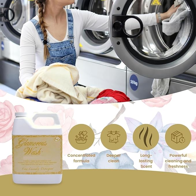 Tyler Candle Company Wash Laundry Detergent 16 Oz Kathina (Bundle with Sachet Pouch) m