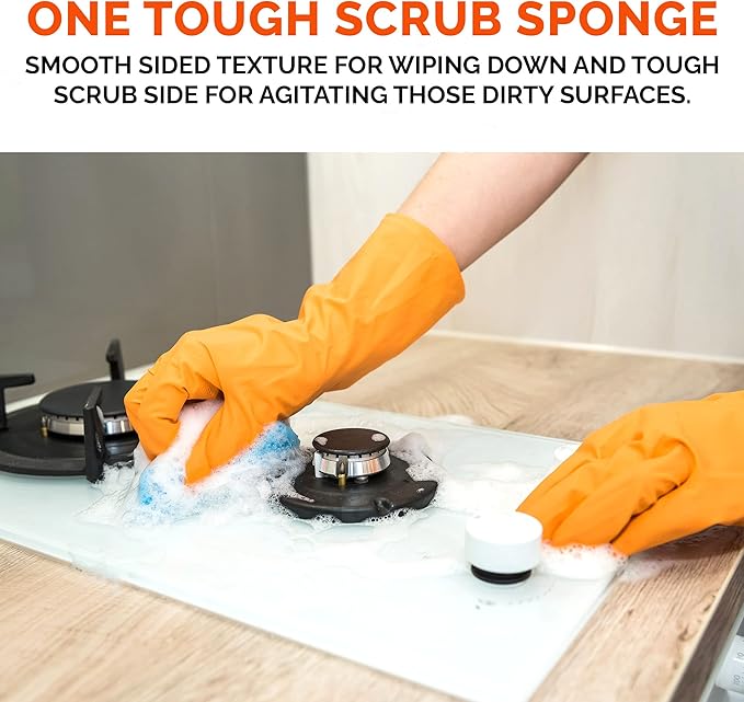 BAR KEEPERS FRIEND Cleanser Trio - Mega Bundle (21 Oz Cleanser and Polish Powder | 26 Oz Liquid Soft Cleanser | 13 Oz Cooktop Cleaner) Plus 1 Foxtrot Microfiber Towel and 1 Microfiber Scrubber Sponge