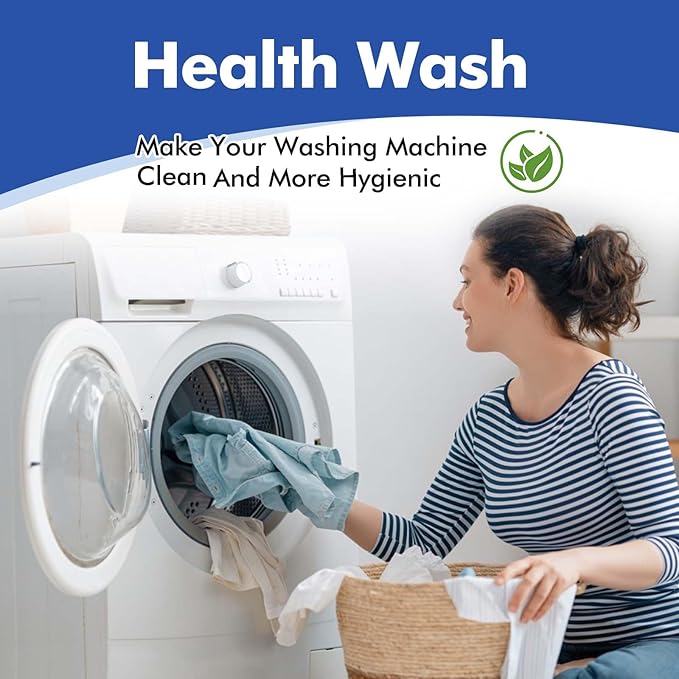 6 Pcs Washing Machine Cleaning Brush Kits, Front Load Washer Cleaner Brushes Tools - 1 Pcs Drum Laundry Cleaning Brush and 5 Pcs Crevice Cleaning Brushes for Lint, Tight Spaces and Washer Rubber Seal