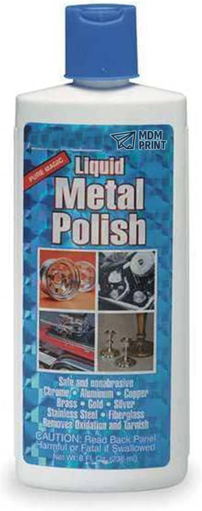 Liquid Metal Polish, Size 8 oz., Bottle