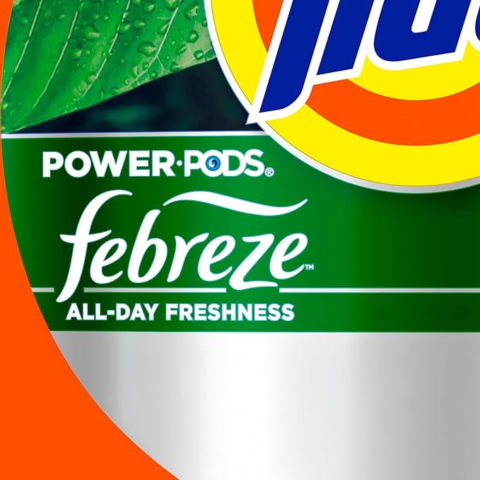 Tide Power Pods with Febreze Laundry Detergent Pacs, 45 Count, Botanical Rain Scent, All-Day Freshness