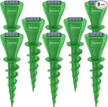 Solar Powered Mole Repellent, 8 Pack Ultrasonic Vole Repeller Outdoor, IP65 Waterproof Snake Deterrent, Gopher Remover Devices, Skunk, Groundhog Trap for Yard, Garden, Lawn