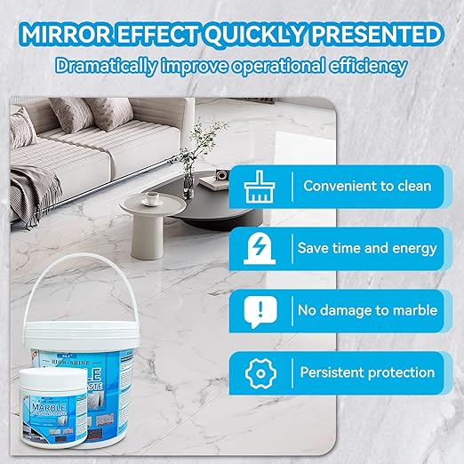Granite Polishing Paste, Marble Cleaner Countertop, Stone Etch Remover - Professional Polish Compound for Granite, Marble, Quartz & Natural Stone | New Polishing Upgrade, Easier to Use