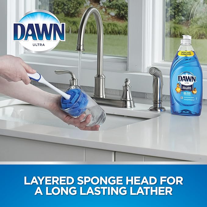 Dawn Ultra Puff Glassware and Dish Cleaning Brush (Pack of 2)