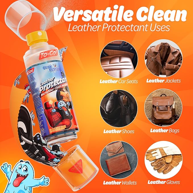 Travel Spray Bottle With Microfiber Cap - All Purpose Cleaner - Fresh (2 Pack)