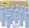 120 Count Toilet Wand Refills for Clorox, Disposable Head Compatible with Clorox ToiletWand Cleaning System, Upgrade Fiber Bowl Cleaner Brush for Closestool Cleaning.（not included brush rod）