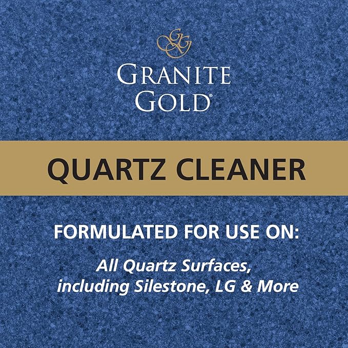 Granite Gold Quartz Cleaner Spray for Caesarstone, Cambria, Silestone and All Other Quartz Countertop Surfaces, 24 Fl Oz (Pack of 1)