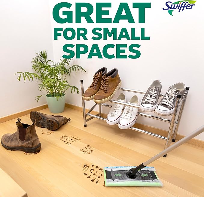 Swiffer Heavy Duty Mop Wet Multi-Surface Cloth Refills for Floor Mopping and Cleaning, Pet with Febreze Odor Defense, 32 count