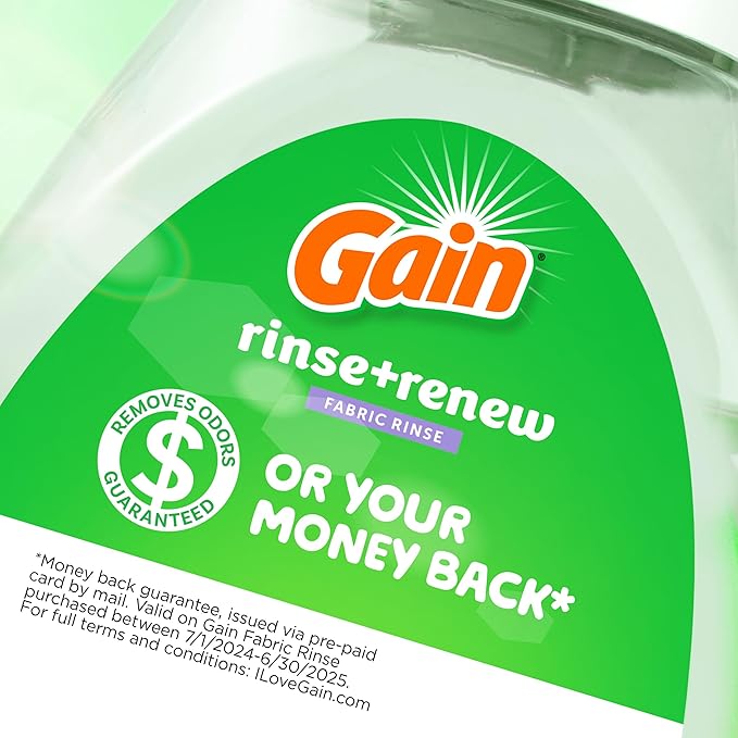 Gain Dewdrop Dream 48 FL OZ Fabric Rinse and Renew Laundry Odor Remover
