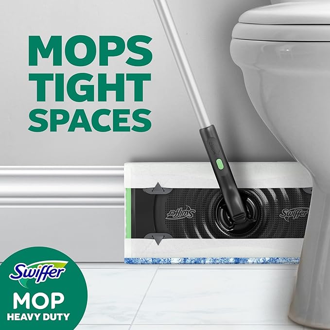 Swiffer Heavy Duty Mop Wet Multi-Surface Cloth Refills for Floor Mopping and Cleaning, Pet with Febreze Odor Defense, 32 count